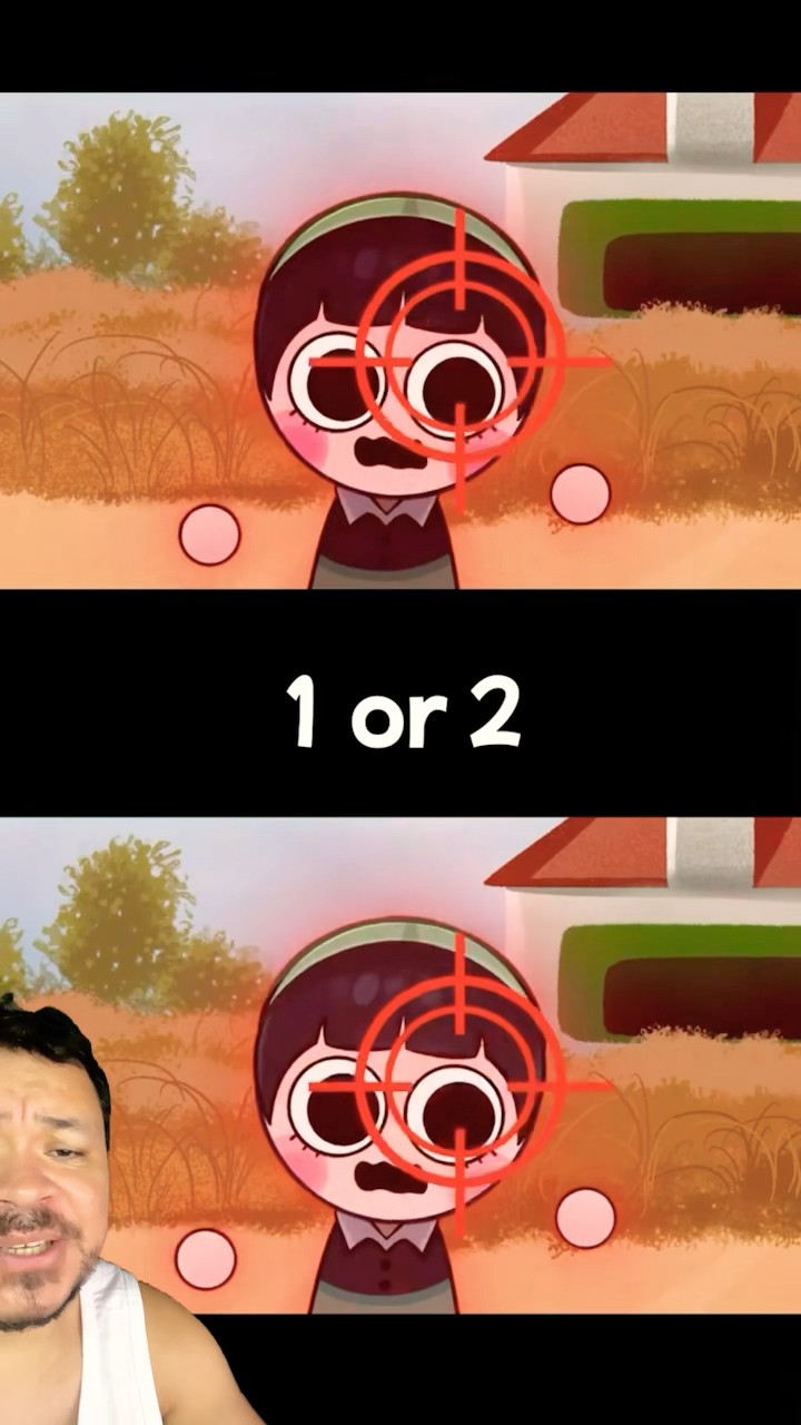 VOCÊ PREFERE 1 OU O 2? #mayumigames #sprunki #shortsvideo #youtubeshorts