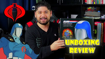 Unboxing Modern Icons GI JOE Cobra Commander Helmet !! Review Gamestop Exclusive