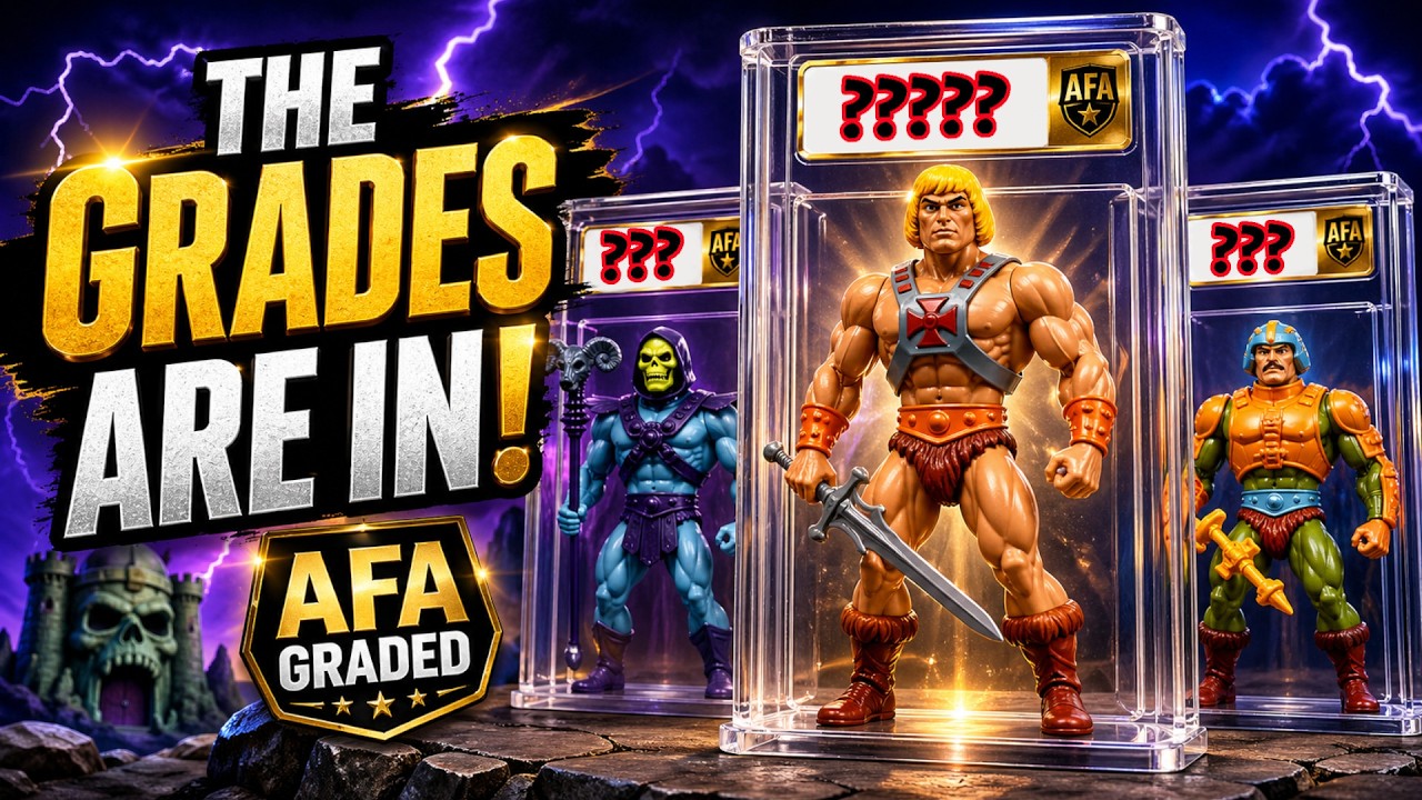 I Sent My Vintage HE-MAN MOTU Figures to get Graded | Here's What