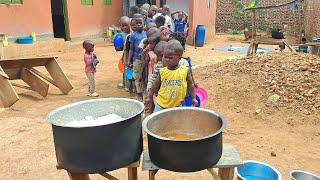 Every child blessed: A full meal for a child who was hungry.