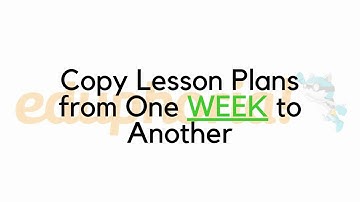 Copying Lesson Plans in Eduphoria