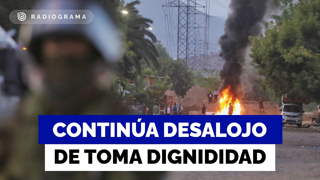 Avanza desalojo de la toma Dignidad: se registraron incidentes y barricadas