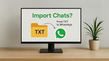 Can You IMPORT EXPORTED CHATS from TXT File to WHATSAPP??