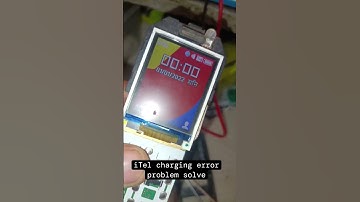 iTel charging error problem