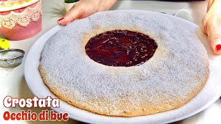 CROSTATA ALLA MARMELLATA OCCHIO DI BUE ricetta facile e veloce JAM TART