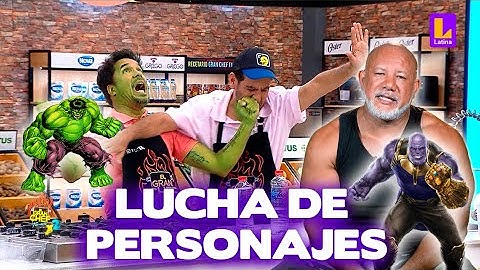 El Gran Chef Famosos: Gabriel Calvo se transformó en Hulk y le hará la guerra a Steve ‘Thanos’ Palao