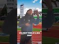 When it’s your first time at a big track meet