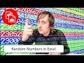 Random Number Table Generator Excel