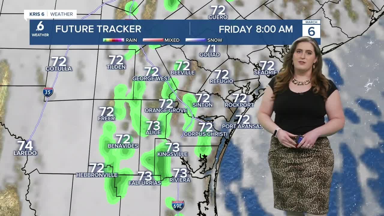 RAIN RETURNS: Isolated showers on Friday, severe storms possible this weekend