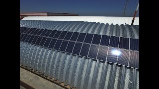 Гибридно-сетевая солнечная электростанция