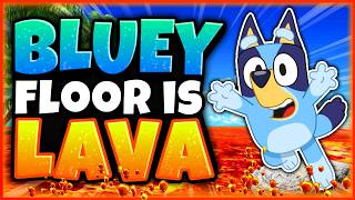 🌋 Bluey -  Floor is lava 🌋Brain Break Party | Freeze Dance | Dance Songs for Kids | Danny Go