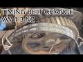 Step by Step - 1.3 NZ Engine - Changing the timing belt on a 1988 Golf 1300 Volkswagen Cambelt