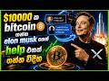 $10000 ක bitcoin ගන්න Elon musk ගෙන් help එකක් ගන්න විදිහ | sl trading academy