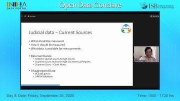India Data Portal-Open Data Conclave–Framework, Sustainability & Support for Open Data–Surya Prakash