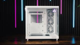 NZXT H6 Flow is Awesome! | WHITE PC BUILD #pcbuild #whitepc #nzxt #h6flow #shorts