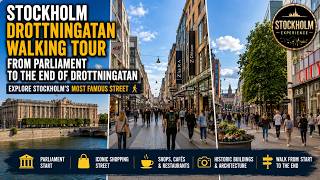 Stockholm Walking Tour 2026 🇸🇪 | Drottninggatan, Parliament & City Centre