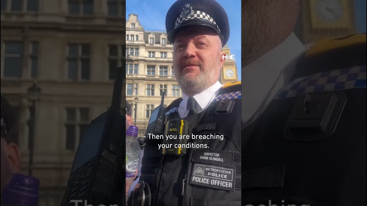 Met Police: 'You can protest for Israel but not for Palestine'