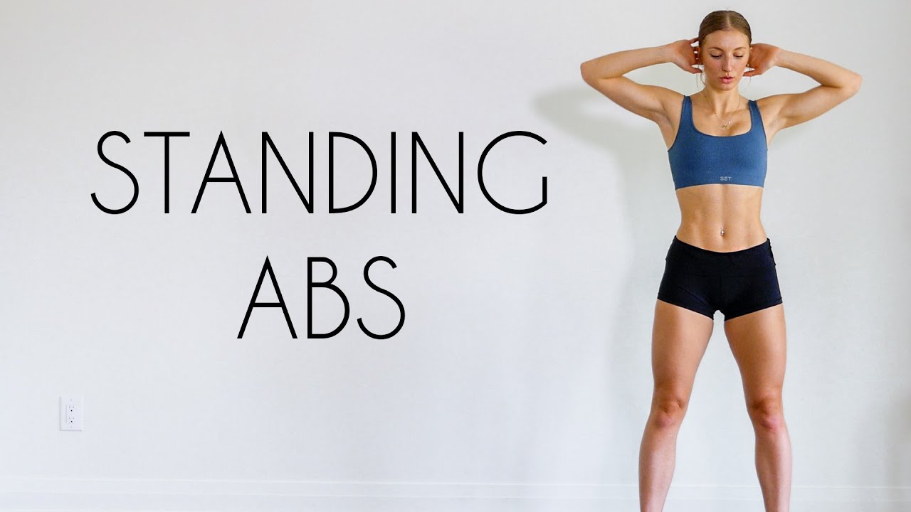 10 Min Standing Abs Workout (Intense) - Youtube