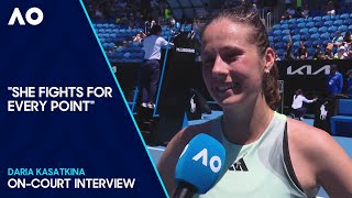 Daria Kasatkina On-Court Interview | Australian Open 2024 First Round