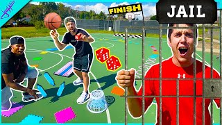 GIANT Real Life TRICK SHOT Board Game BATTLE!