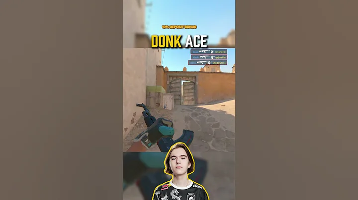 DONK PLAYING FACEIT | ROUND ACE ...  #cs2 #csgo #counterstrike #cs2clips #donk #faceit #faceit10lvl