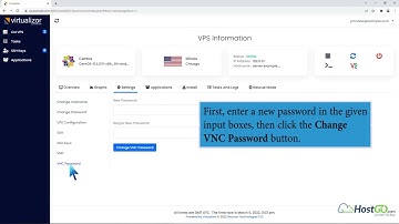 How to Change the VNC Password in Virtualizor   HostGo