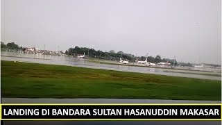 Landing di Bandara Internasional Sultan Hasanuddin Makasar, nikmati Indahnya Suasana, Selepas Hujan