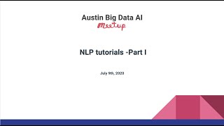 Celebrity NLP tutorial part 1 :  Austin Big Data AI Net Worth