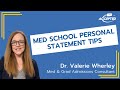 Writing a Unique Med School Personal Statement