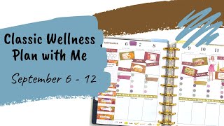 Classic Wellness Plan with Me for September 6 to 12 with Judi of JLBCrafts