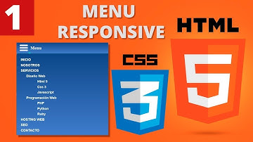 Menu responsive html5 css3 adaptable a dispositivos movil  Parte 1