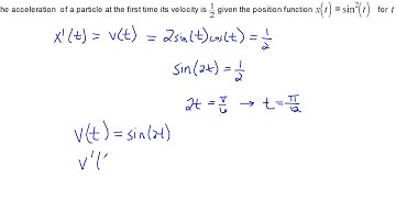Trigonometric Particle Motion