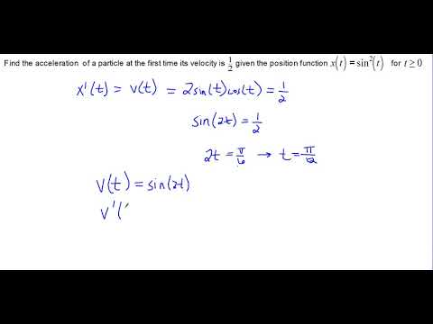 Trigonometric Particle Motion