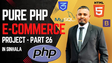 Pure PHP eCommerce Web Application | Part 26 | Watchlist Page Product Removing Process - Sinhala