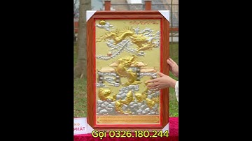 Báo Giá Bức tranh đồng Cá Chép Vượt Vũ Môn thếp vàng 24k hàng kỹ - Mẫu tranh đồng tuyệt đẹp