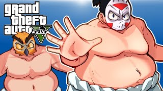 GTA 5 - THIS CIRCLE IS GETTING SMALLER! (Sumo Funny Moments)