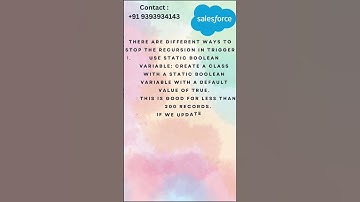 Salesforce Interview Questions on Triggers