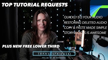 LUMAFUSION NEW FREE LOWER THIRD AND TOP REQUESTED TUTORIALS