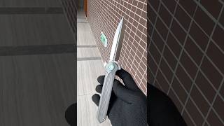 This Slim Titanium EDC Knife Looks Clean Next to a Pocket Pen | VORIXN KB085 D2 Folding Knife #edc