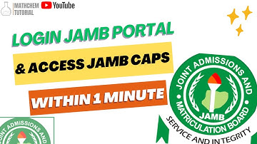 How to Login to JAMB Portal + Access JAMB CAPS 2025 | Check Admission Status Fast!