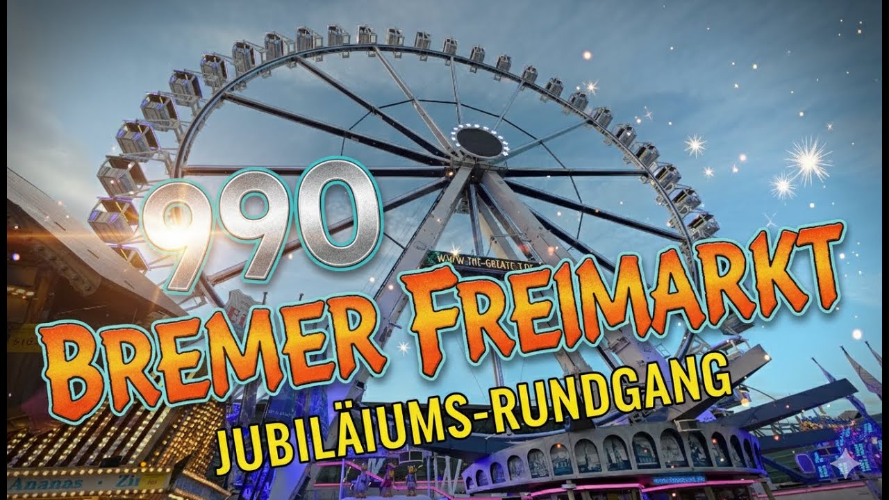 Das war der 990 BREMER FREIMARKT 🎡 4K | ISCHA FREIMAAK 2025 𝙓𝙓𝙇 𝙍𝙪𝙣𝙙𝙜𝙖𝙣𝙜  |