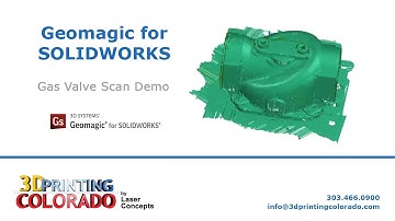 Geomagic for SOLIDWORKS - Gas Valve Scan Demo