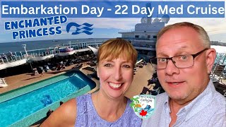 Embarkation Day Enchanted Princess Vlog Day 1 of 11