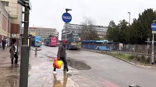 METRO BUS SORRY I’M NOT IN SERVICE ARRIVING INTO CRAWLEY BUS STATION