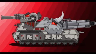 Как Нарисовать Танк Гибрид Левиафан + Вафля - для мультики про танки