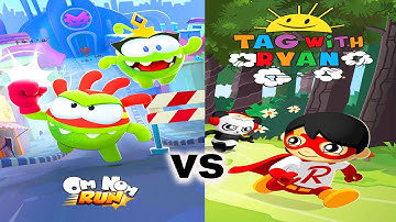 Tag With Ryan vs Om Nom Run 2021 Gameplay!!