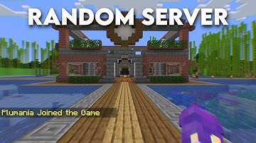 Joining RANDOM Minecraft Servers