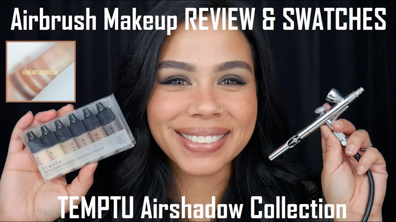 Temptu Airshadow Collection Review and Swatches | IHeartAirbrush - YouTube