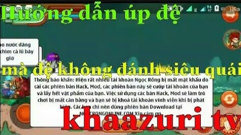 [ Ngọc Rồng Online ] Hướng Dẫn Úp Đệ Mà Đệ Không Đánh Siêu Quái 1 Cách Hiệu Quả || Khaauri Tv