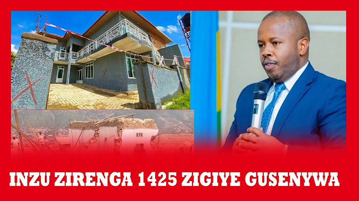 INZU 1425 ZUBATSWE UMWAKA USHIZE,  NTA BYANGOMBWA ZIGIYE GUSENYWA ||RUSWA?
